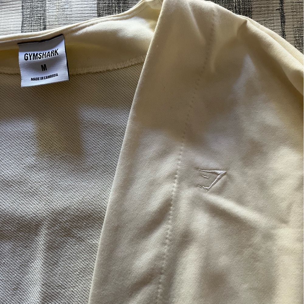 Cream gymshark cardigan